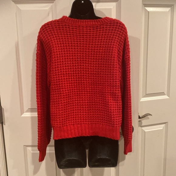 Medium 99 Jane Street red sparkly sweater - NWT - Picture 2 of 5